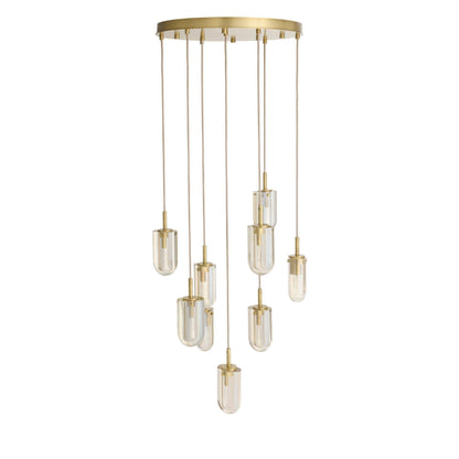 Arteriors Home Javier Multi-Port Chandelier Champagne
