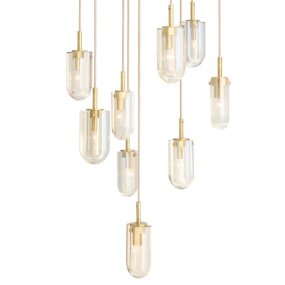 Arteriors Home Javier Multi-Port Chandelier Champagne