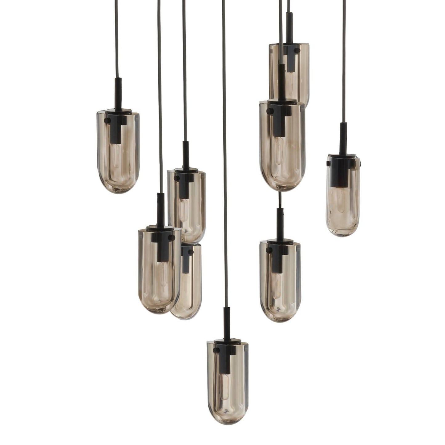 Arteriors Home Javier Multi-Port Chandelier Smoke