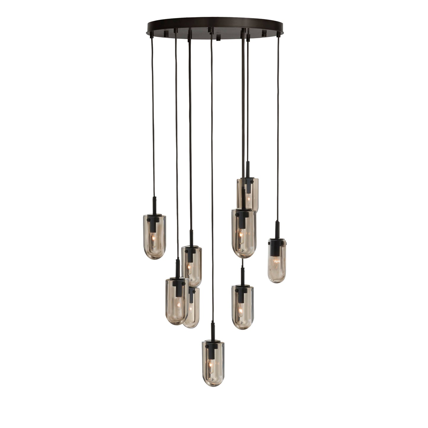 Arteriors Home Javier Multi-Port Chandelier Smoke