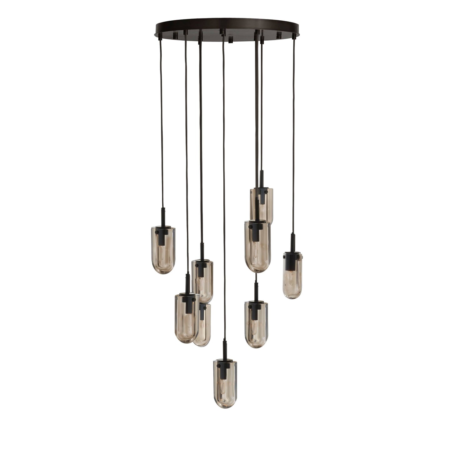 Arteriors Home Javier Multi-Port Chandelier Smoke