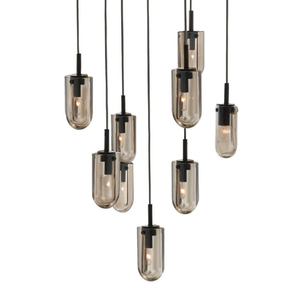 Arteriors Home Javier Multi-Port Chandelier Smoke