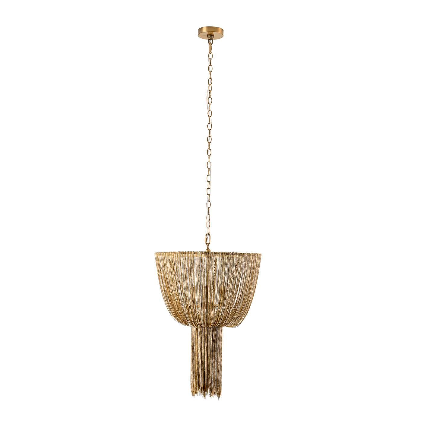 Arteriors Home Yale Chandelier Aged Brass