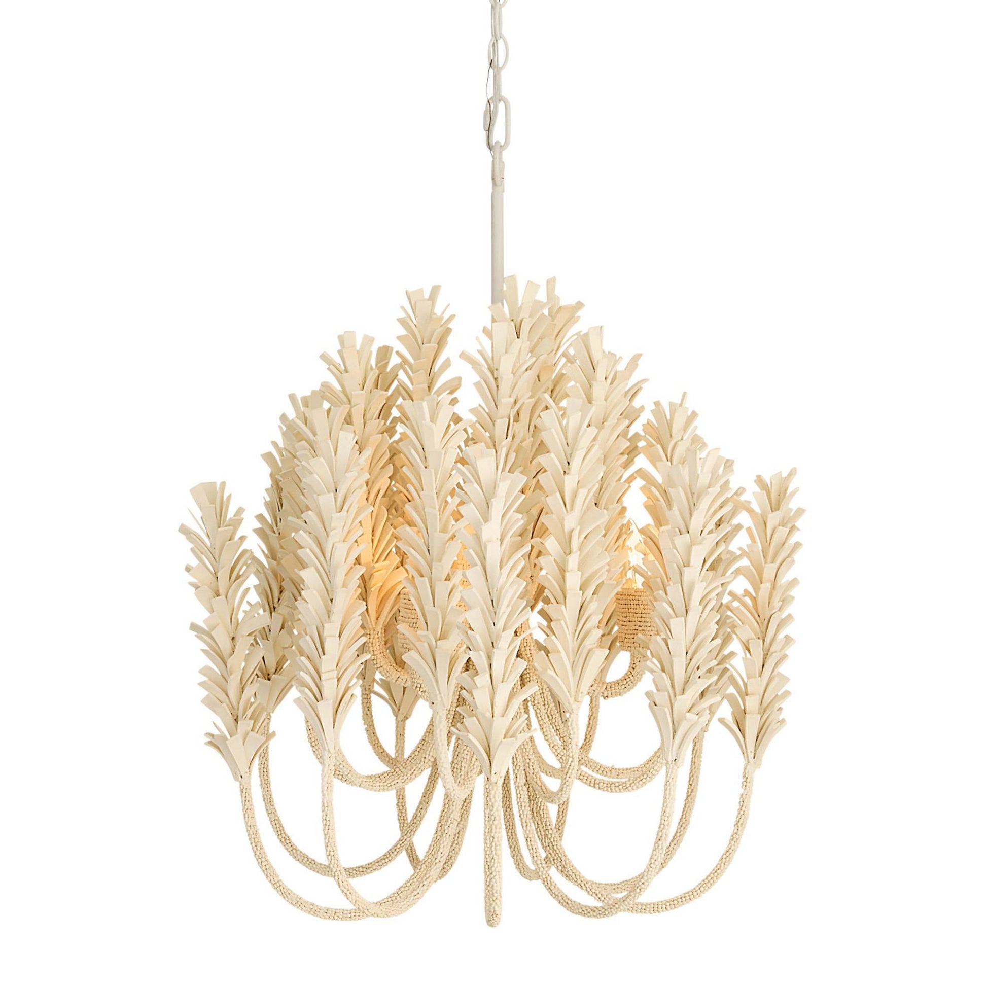 Arteriors Home Kaia Small Chandelier Ivory