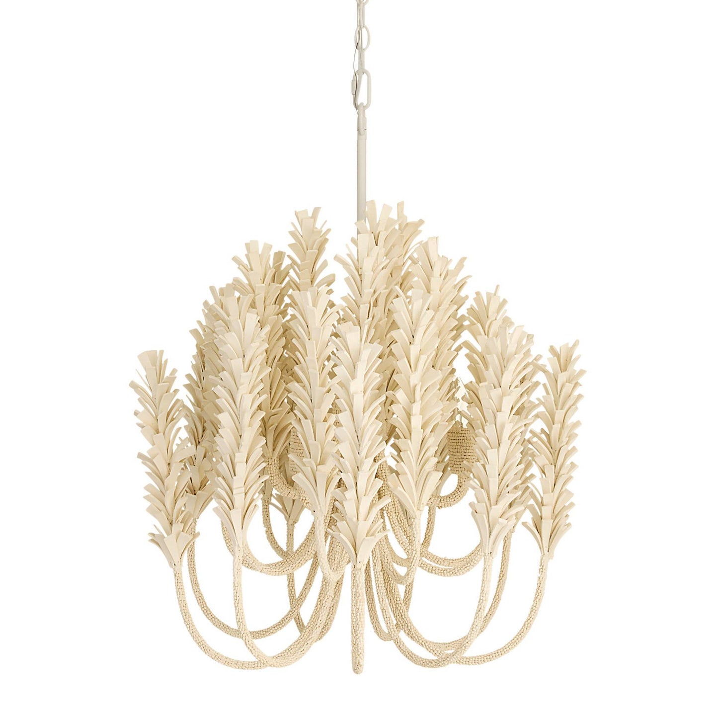Arteriors Home Kaia Small Chandelier Ivory