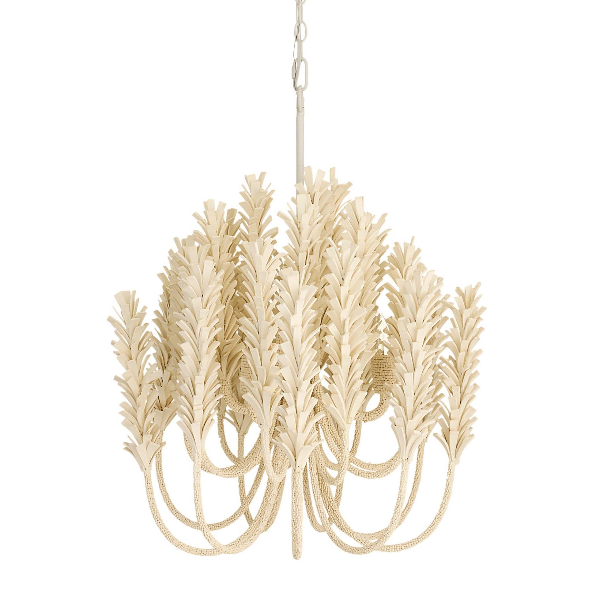 Arteriors Home Kaia Small Chandelier Ivory