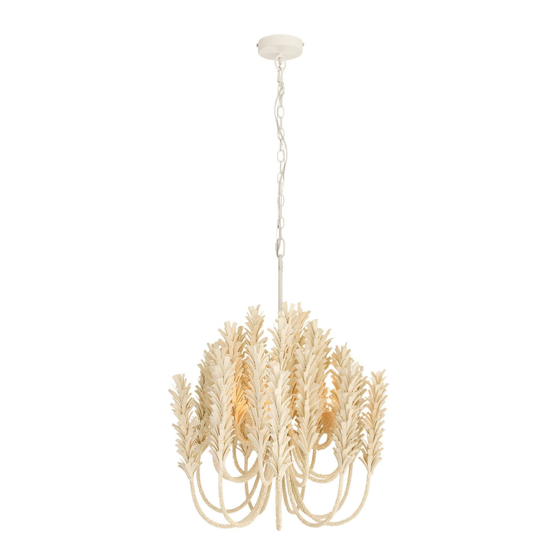 Arteriors Home Kaia Small Chandelier Ivory