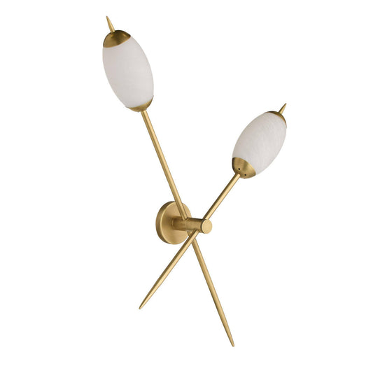 Arteriors Home Natalia Sconce Antique Brass