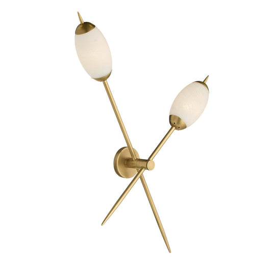 Arteriors Home Natalia Sconce Antique Brass