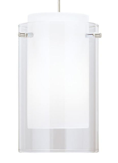 Visual Comfort Modern Echo Pendant Nickel, Satin Nickel