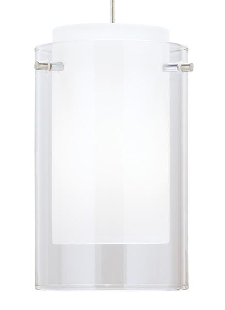 Visual Comfort Modern Echo Pendant Nickel, Satin Nickel