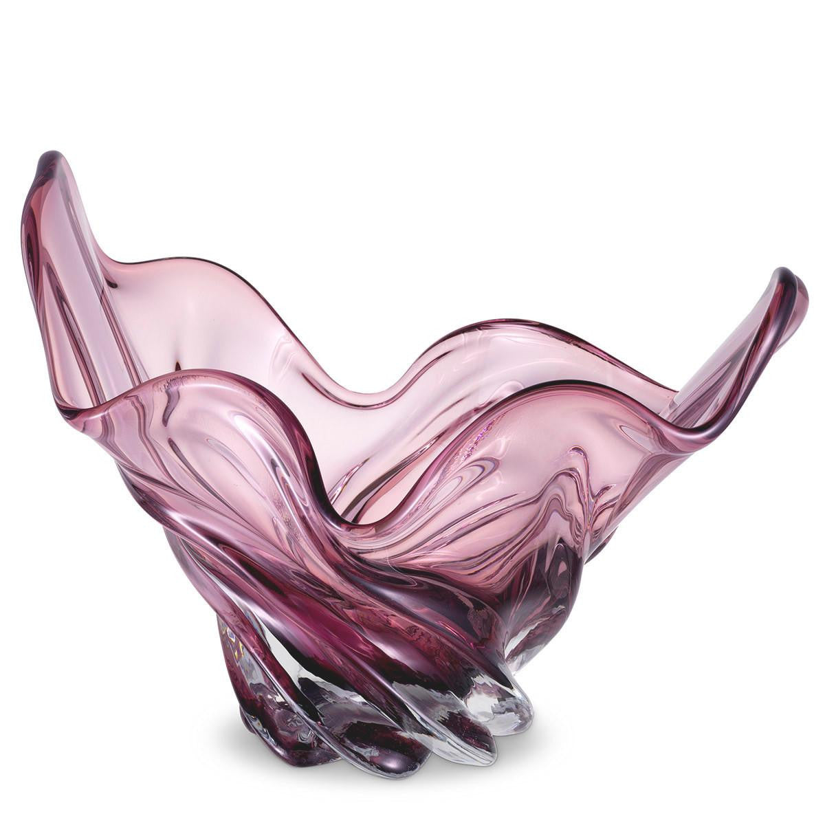 Eichholtz Ace Bowl, Pink Glass, 16.54"W (115746 YV0J03YQ44)