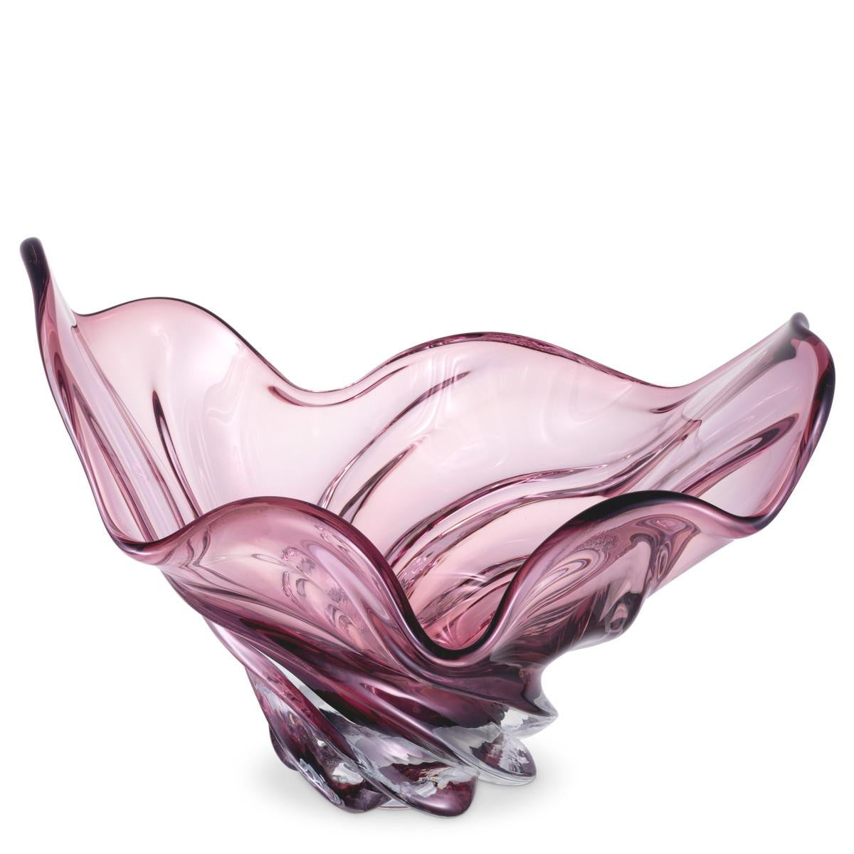 Eichholtz Ace Bowl, Pink Glass, 16.54"W (115746 YV0J03YQ44)