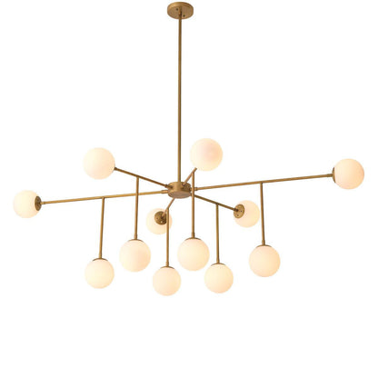 Eichholtz Aram 12 Light Linear Chandelier Antique Brass