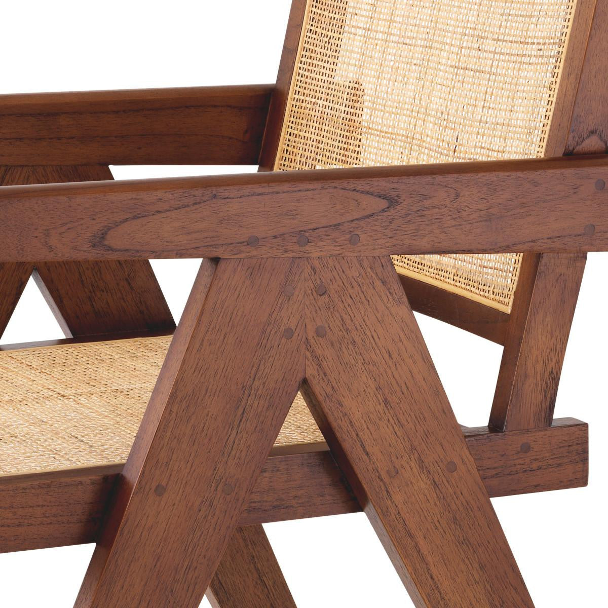 Eichholtz Aristide Dining Chair, Wood, Natural, 35.43"H (114164 YV0J03YX0Y)