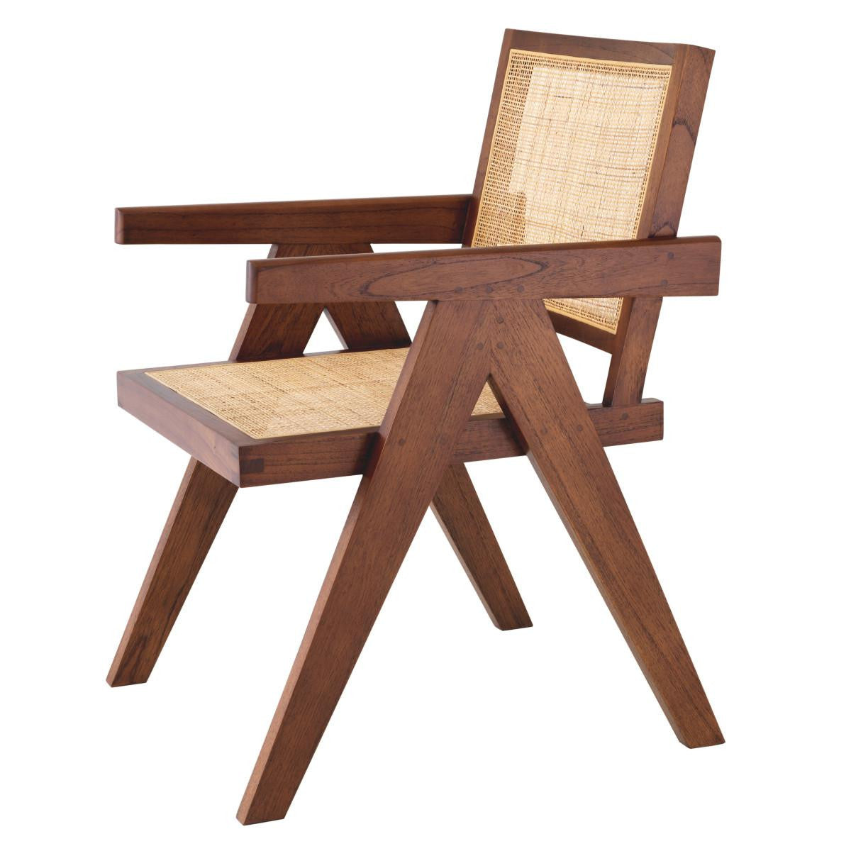 Eichholtz Aristide Dining Chair, Wood, Natural, 35.43"H (114164 YV0J03YX0Y)