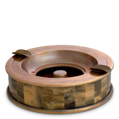 Eichholtz Bonham Ashtray - Vintage Brass