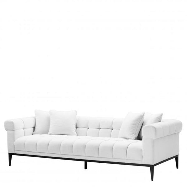 Eichholtz Aurelio Sofa White, Gunmetal
