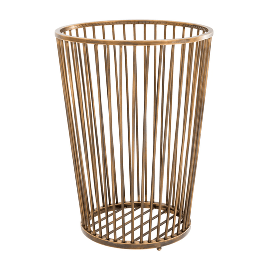Eichholtz Baleana Towel Basket, Vintage Brass, 11.81"W (112910 YV0J041WPM)