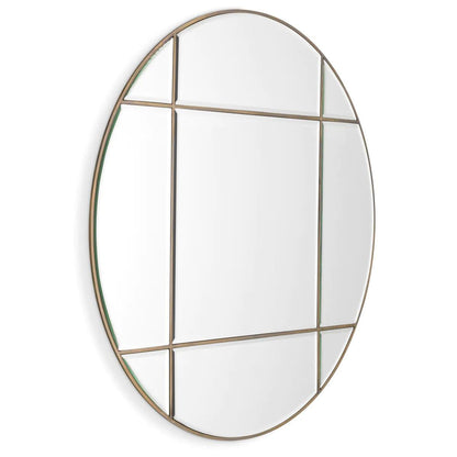 Eichholtz Beaumont Mirror, Large, Vintage Brass, 43.31"W (115636 YV0J03YYZP)