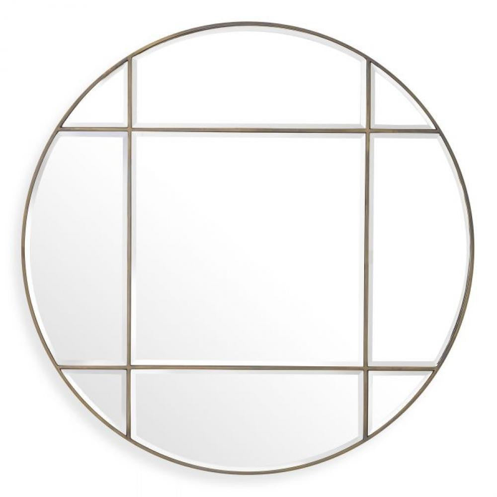 Eichholtz Beaumont Mirror, Large, Vintage Brass, 43.31"W (115636 YV0J03YYZP)