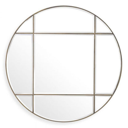 Eichholtz Beaumont Mirror, Large, Vintage Brass, 43.31"W (115636 YV0J03YYZP)