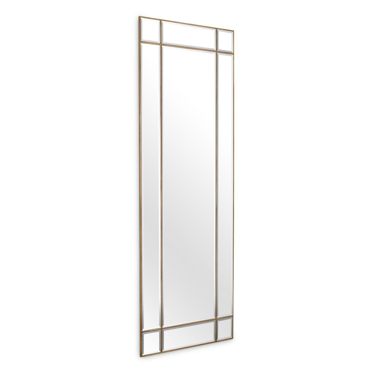 Eichholtz Beaumont Mirror, Small, Vintage Brass, 30.91"W (115916 YV0J03YYZL)