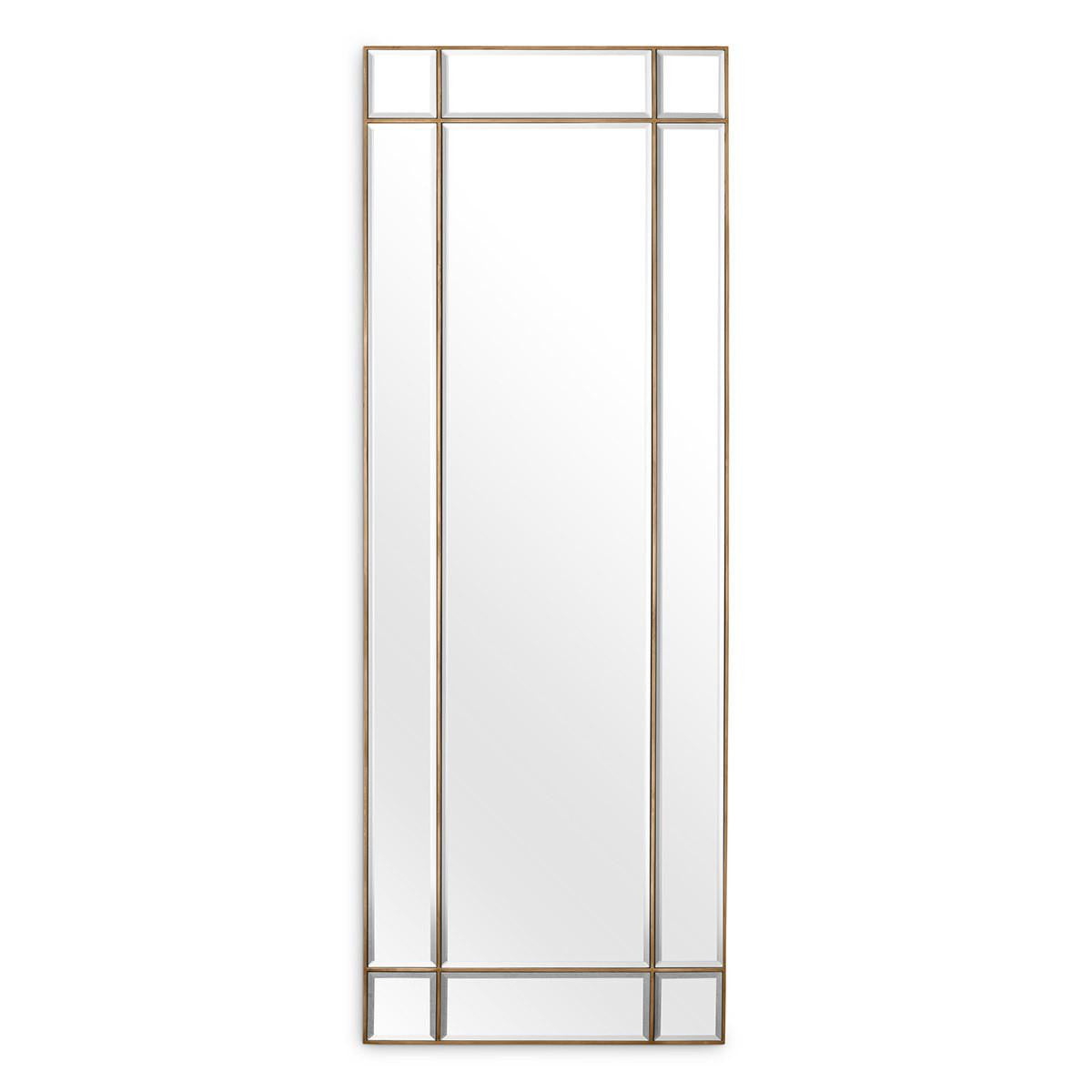 Eichholtz Beaumont Mirror, Small, Vintage Brass, 30.91"W (115916 YV0J03YYZL)