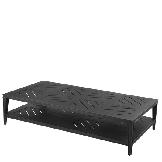 Eichholtz Bell Rive Outdoor Coffee Table, Large, Black, 70.87"W (113622 YV0J041RR3)