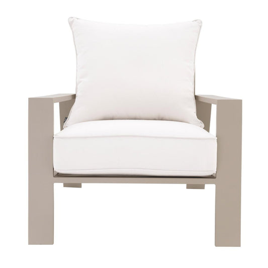 Eichholtz Belle Vue Outdoor Club Chair, Off-White Sunbrella Canvas, Sand, 29.92"W (114933 YV0J041QVK)