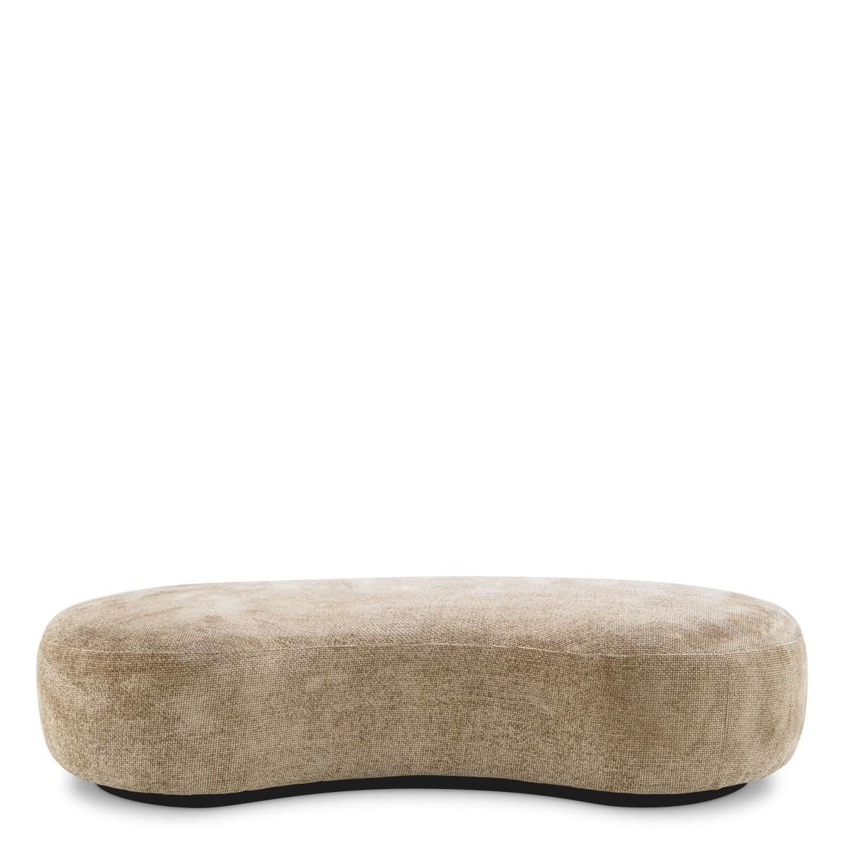 Eichholtz Bjorn Bench - Lyssa Sand, Black Base