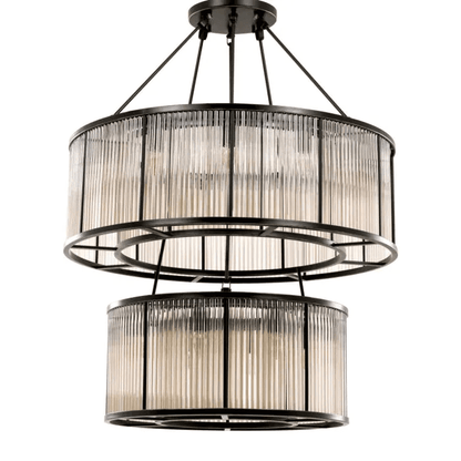 Eichholtz Bernardi Chandelier, 20-Light, Bronze, 35.43"W (109638UL YV0J03YU2U)