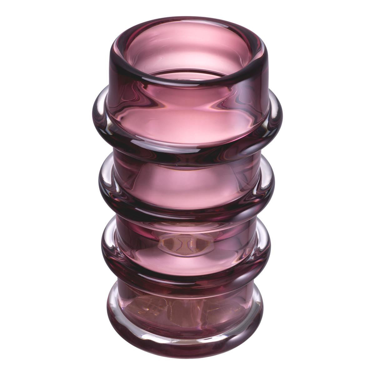 Eichholtz Bloom Vase, Pink Glass, 11.61"H (117488 YV0J041XNV)