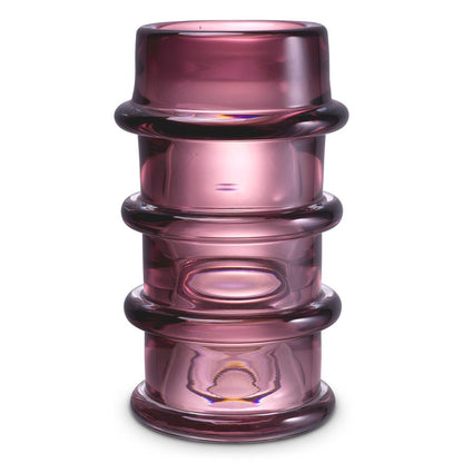 Eichholtz Bloom Vase, Pink Glass, 11.61"H (117488 YV0J041XNV)