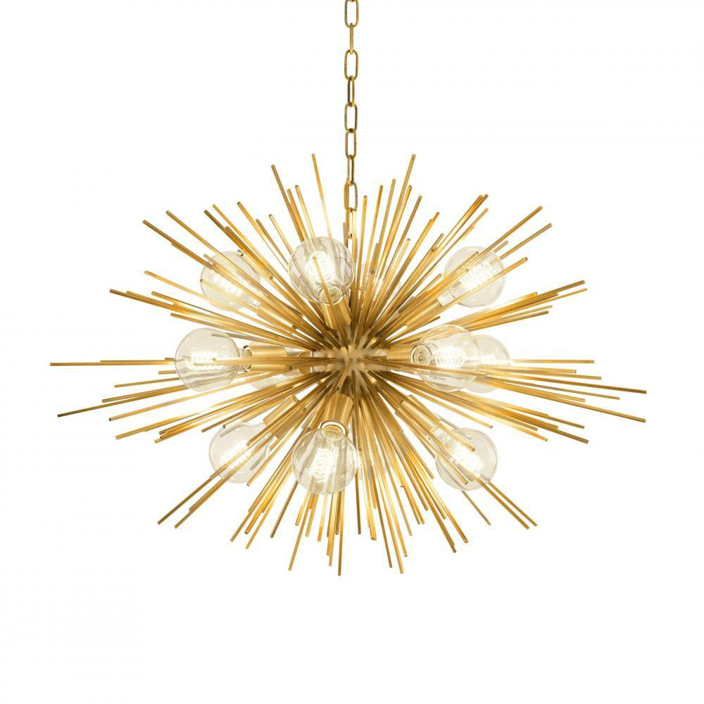 Eichholtz Boivin 12 Light Chandelier Brass