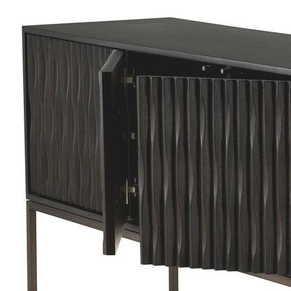 Eichholtz Brayden Dresser, Charcoal Gray, Bronze, 78.74"W (115022 YV0J03YXZ4)
