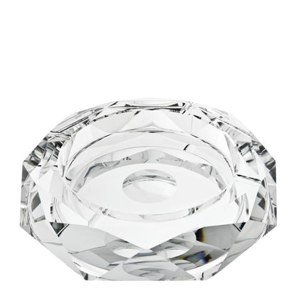 Eichholtz Bruce Ashtray, Crystal glass, 9.84"W (109089 YV0J03YP5H)