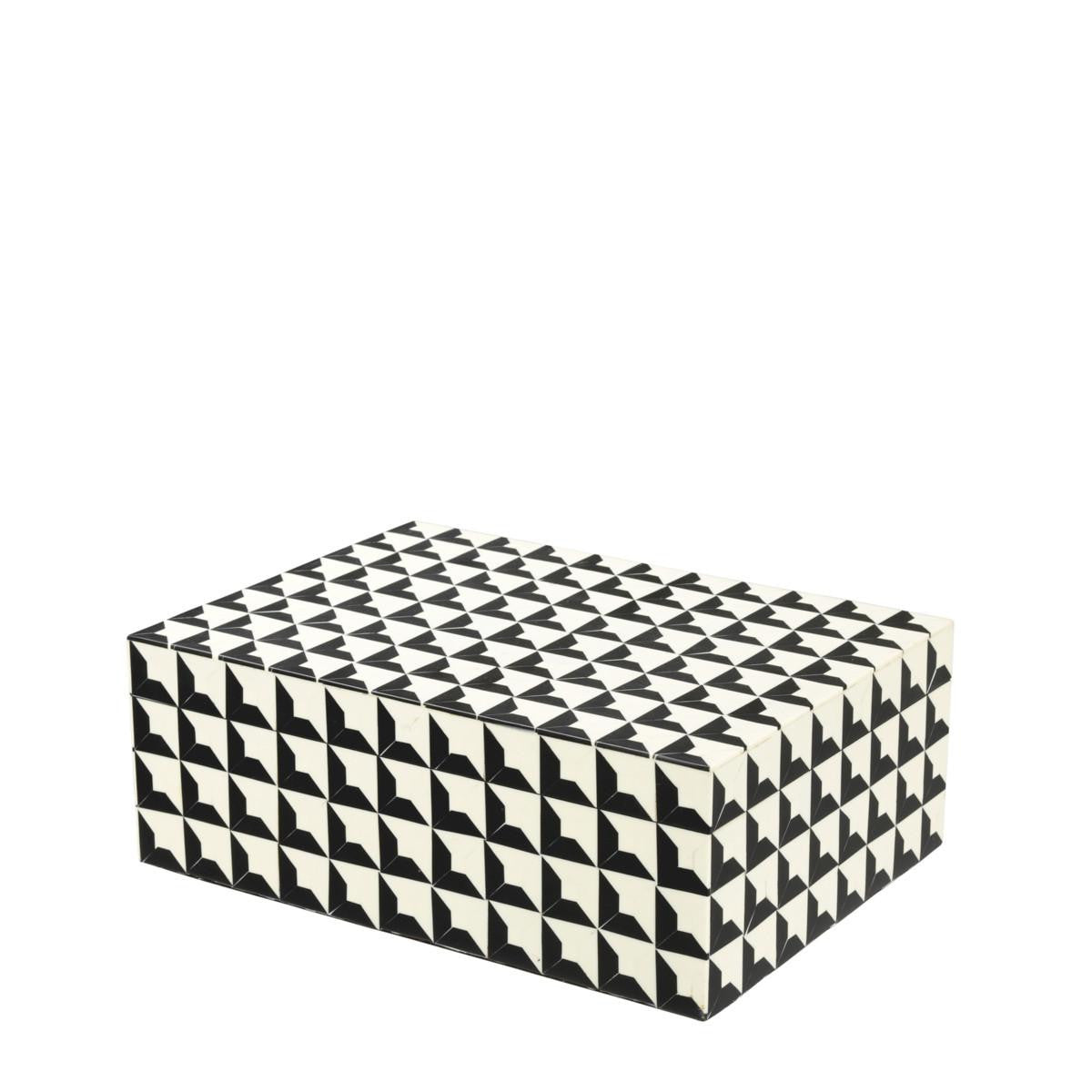 Eichholtz Cabas Box, Black, White, 11.02"W (110046 YV0J03YR2E)