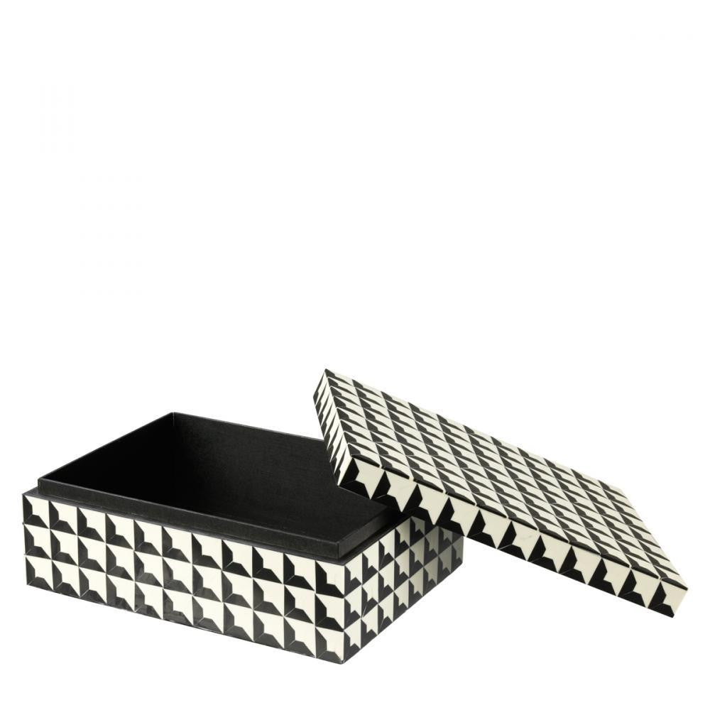 Eichholtz Cabas Box, Black, White, 11.02"W (110046 YV0J03YR2E)