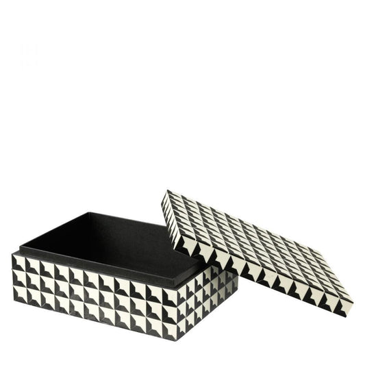 Eichholtz Cabas Box, Black, White, 11.02"W (110046 YV0J03YR2E)