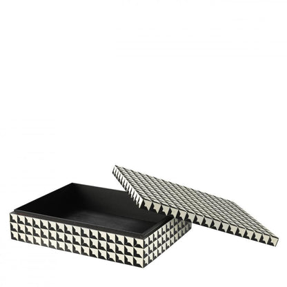 Eichholtz Cabas Box, Black, White, 15.75"W (110047 YV0J03YR2D)