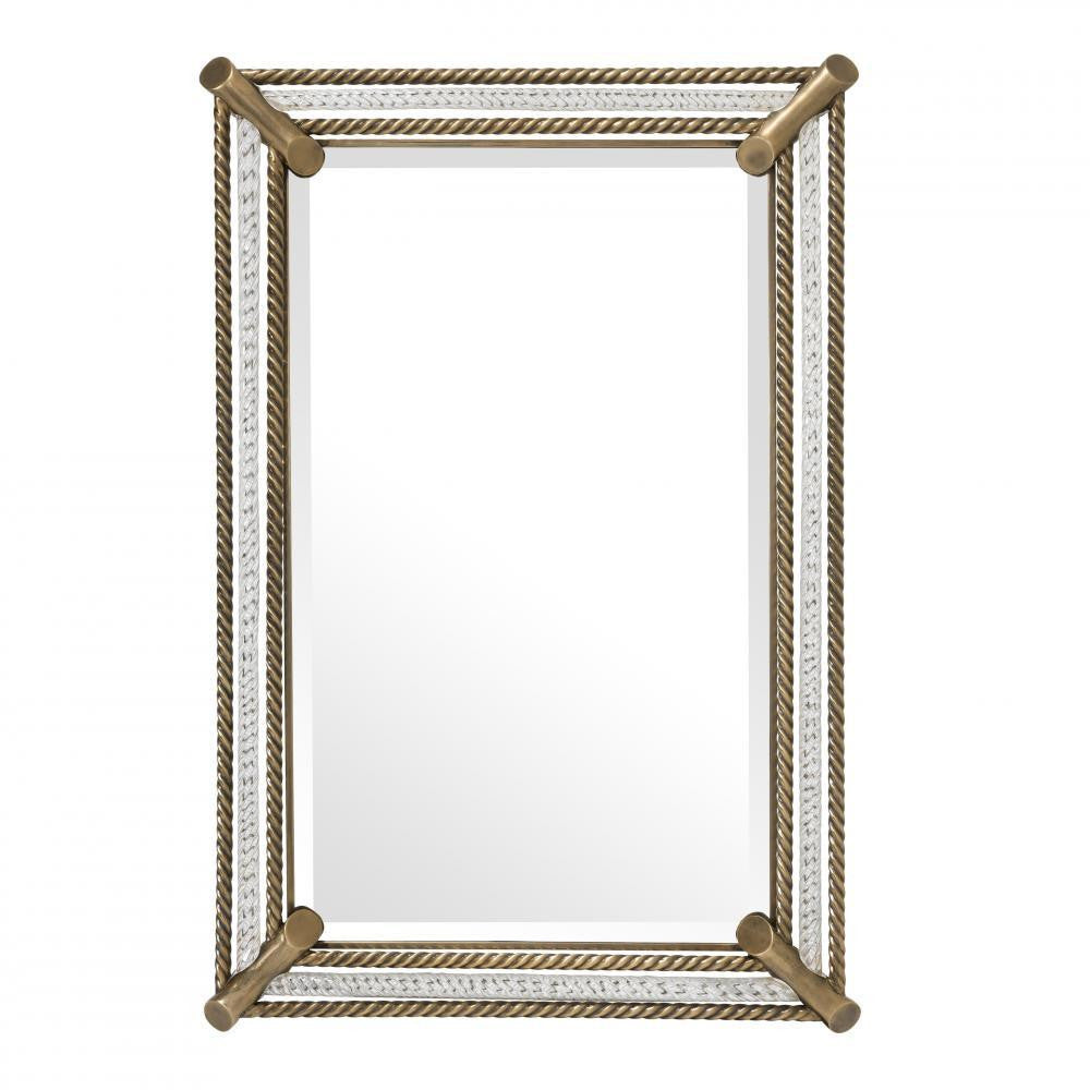 Eichholtz Cantoni Mirror, Vintage Brass, 31.1"W (111064 YV0J03YZ00)