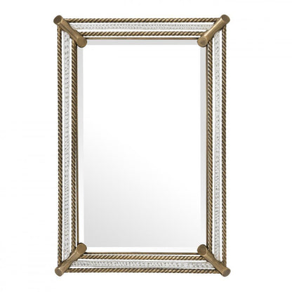 Eichholtz Cantoni Mirror, Vintage Brass, 31.1"W (111064 YV0J03YZ00)
