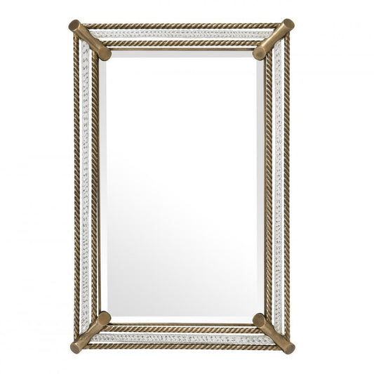 Eichholtz Cantoni Mirror, Vintage Brass, 31.1"W (111064 YV0J03YZ00)