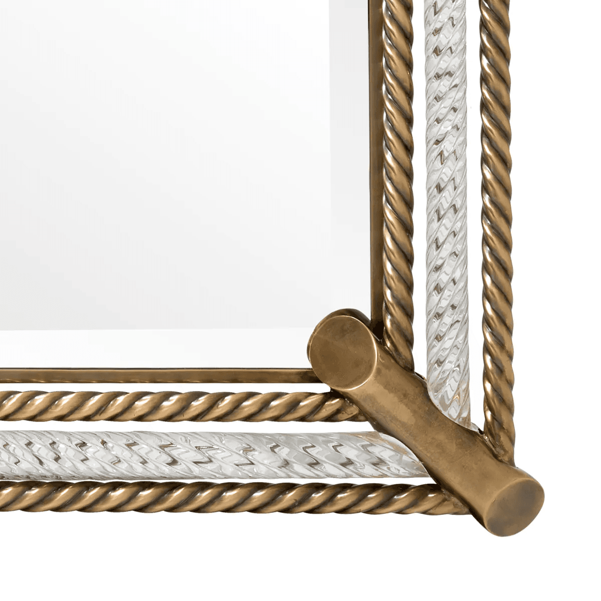 Eichholtz Cantoni Mirror, Vintage Brass, 31.1"W (111064 YV0J03YZ00)