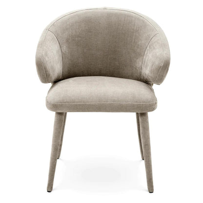 Eichholtz Cardinale Dining Chair, Clarck Sand Fabric, 31.1"H (A111945 YV0J03YX13)