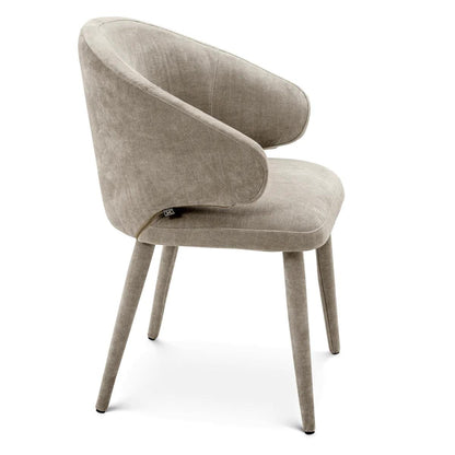 Eichholtz Cardinale Dining Chair, Clarck Sand Fabric, 31.1"H (A111945 YV0J03YX13)