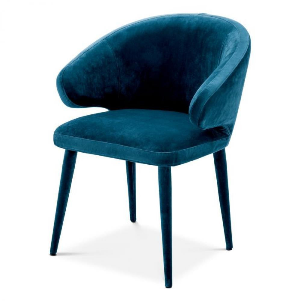 Eichholtz Cardinale Dining Chair, Teal Velvet, 31.1"H (A112067 YV0J03YX14)