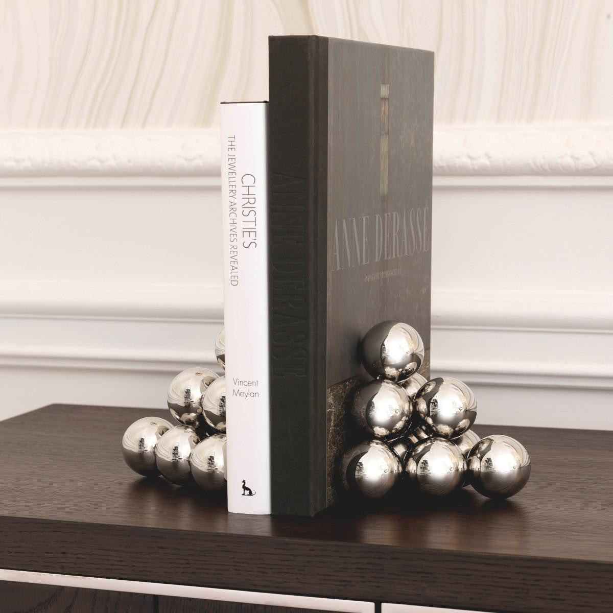 Eichholtz Carioca Bookends, Set of 2, Nickel, 5.51"W (113730 YV0J03YQ3N)