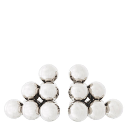 Eichholtz Carioca Bookends, Set of 2, Nickel, 5.51"W (113730 YV0J03YQ3N)